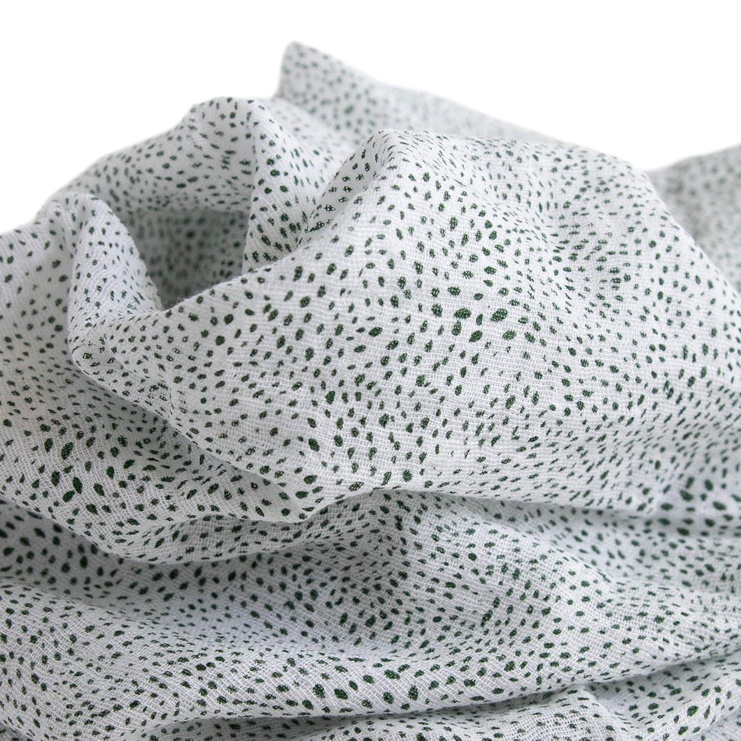 imageLittle Unicorn Premium Cotton Swaddle Baby Blanket  Breathable Fabric  for swaddling Play Nursing ampamp More Green Seed