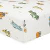 imageLittle Unicorn  Meadow Fitted Crib Sheet  Fitted Crib Sheet  100 Cotton Muslin  Super Soft  Sized for Standard Baby Crib ampamp Toddler Mattress  Machine Washable  52 x 28 x 9Work Trucks