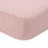 imageLittle Unicorn  Meadow Fitted Crib Sheet  Fitted Crib Sheet  100 Cotton Muslin  Super Soft  Sized for Standard Baby Crib ampamp Toddler Mattress  Machine Washable  52 x 28 x 9Light Pink