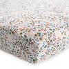 imageLittle Unicorn  Meadow Fitted Crib Sheet  Fitted Crib Sheet  100 Cotton Muslin  Super Soft  Sized for Standard Baby Crib ampamp Toddler Mattress  Machine Washable  52 x 28 x 9Pressed Petals