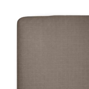 imageLittle Unicorn  Meadow Fitted Crib Sheet  Fitted Crib Sheet  100 Cotton Muslin  Super Soft  Sized for Standard Baby Crib ampamp Toddler Mattress  Machine Washable  52 x 28 x 9Mocha