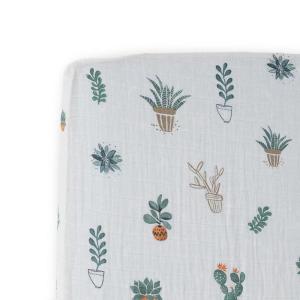 imageLittle Unicorn  Meadow Fitted Crib Sheet  Fitted Crib Sheet  100 Cotton Muslin  Super Soft  Sized for Standard Baby Crib ampamp Toddler Mattress  Machine Washable  52 x 28 x 9Prickle Pots