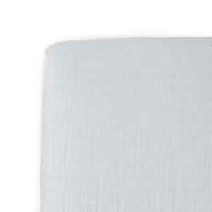 imageLittle Unicorn  Meadow Fitted Crib Sheet  Fitted Crib Sheet  100 Cotton Muslin  Super Soft  Sized for Standard Baby Crib ampamp Toddler Mattress  Machine Washable  52 x 28 x 9White