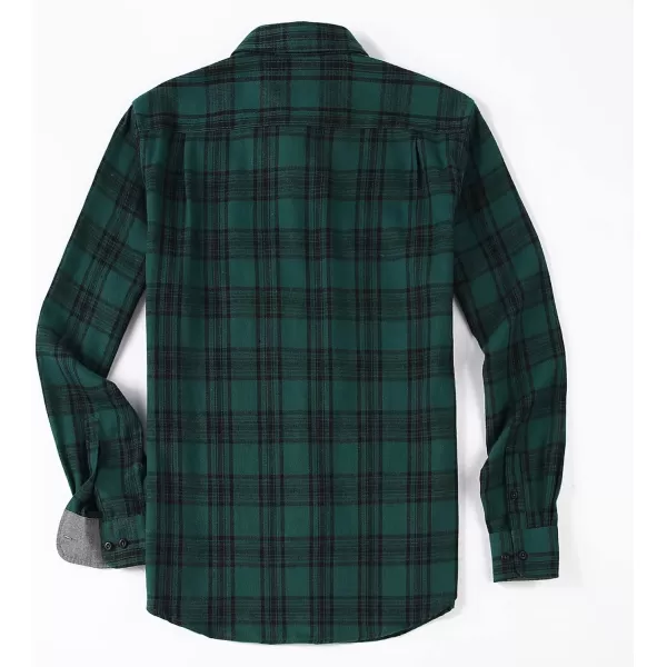 Alex Vando Mens Button Down Shirts Regular Fit Long Sleeve Casual Plaid Flannel Shirt