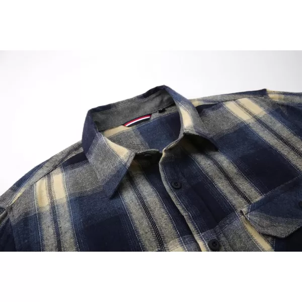 Alex Vando Mens Button Down Shirts Regular Fit Long Sleeve Casual Plaid Flannel Shirt