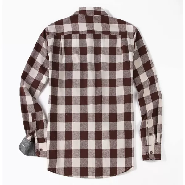 Alex Vando Mens Button Down Shirts Regular Fit Long Sleeve Casual Plaid Flannel Shirt