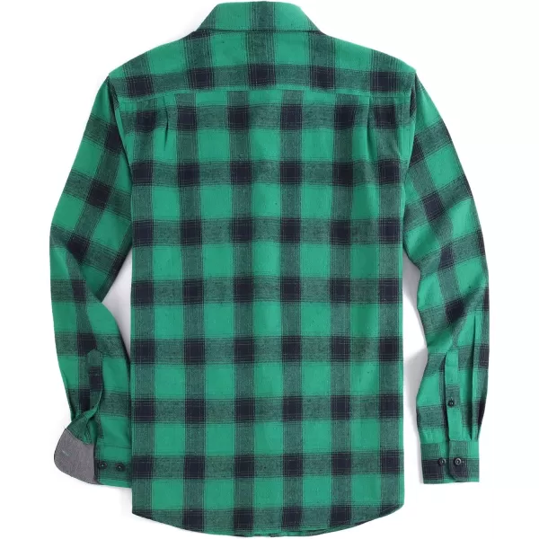 Alex Vando Mens Button Down Shirts Regular Fit Long Sleeve Casual Plaid Flannel Shirt