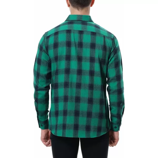 Alex Vando Mens Button Down Shirts Regular Fit Long Sleeve Casual Plaid Flannel Shirt