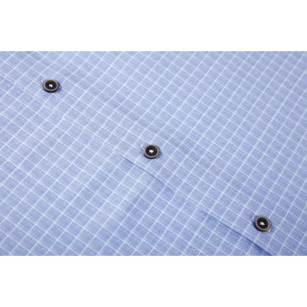 Alex Vando Mens Button Down Shirts Wrinkle Free 4-Way Stretch Print Business Casual Shirt