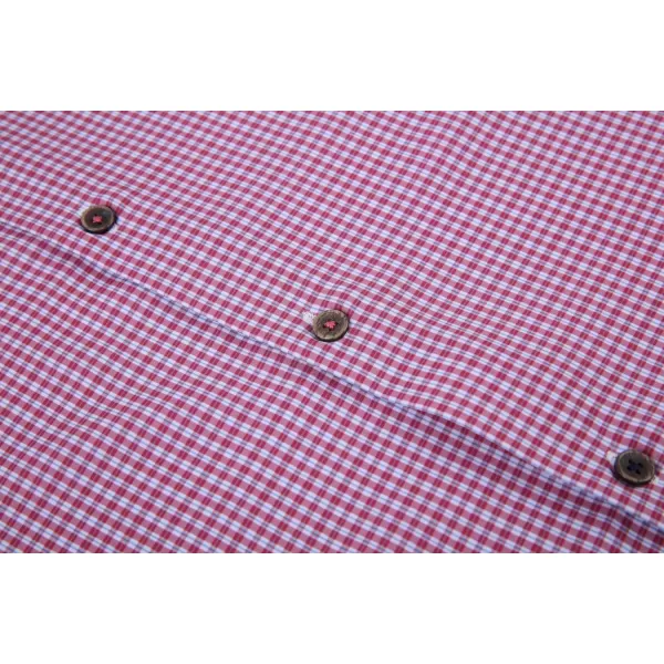 Alex Vando Mens Button Down Shirts Wrinkle Free 4-Way Stretch Print Business Casual Shirt