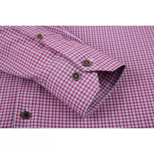 Alex Vando Mens Button Down Shirts Wrinkle Free 4-Way Stretch Print Business Casual Shirt