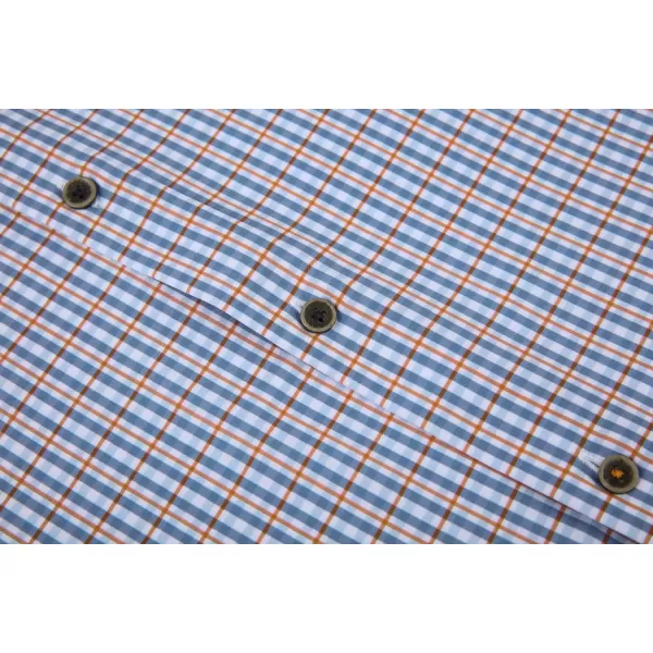Alex Vando Mens Button Down Shirts Wrinkle Free 4-Way Stretch Print Business Casual Shirt