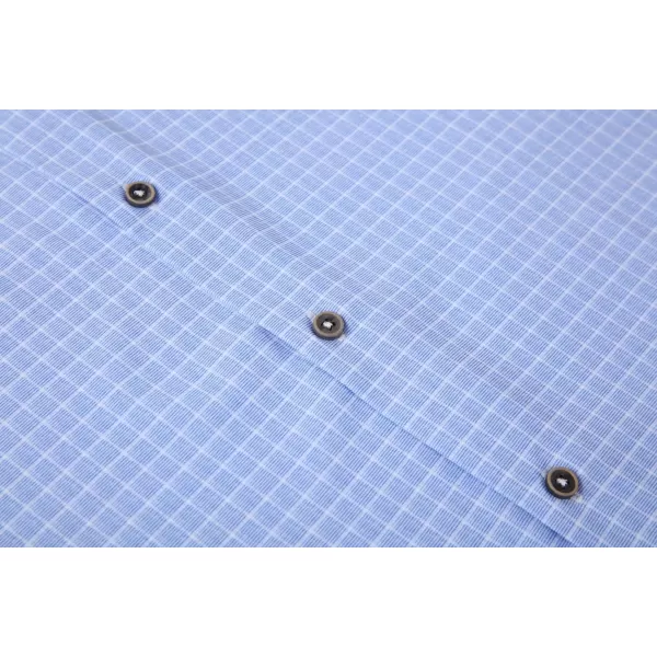 Alex Vando Mens Button Down Shirts Wrinkle Free 4-Way Stretch Short Sleeve Business Casual Shirt