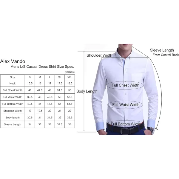 Alex Vando Mens Digital Printing Dress Shirts Iron-Free Regular Fit Party Button Down Shirt