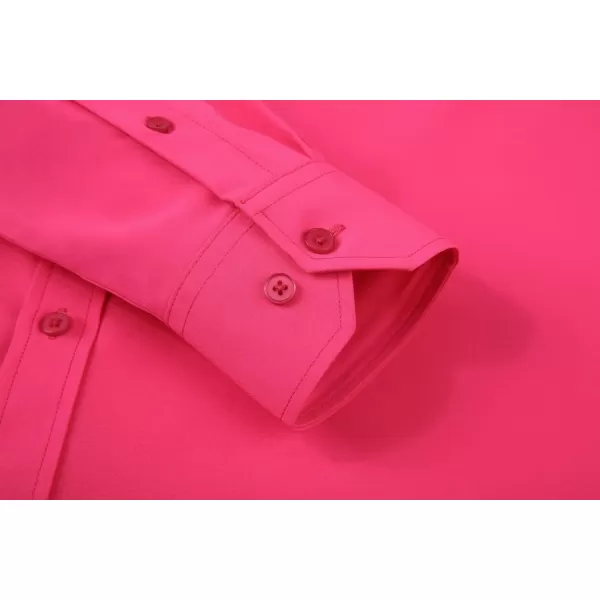 Alex Vando Mens Dress Shirt Wrinkle Free Regular Fit 4-Way Stretch Button Down Shirts