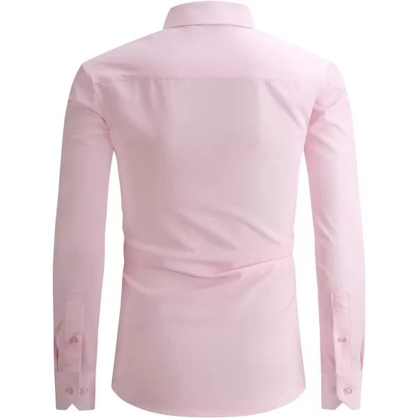 Alex Vando Mens Dress Shirt Wrinkle Free Regular Fit 4-Way Stretch Button Down Shirts