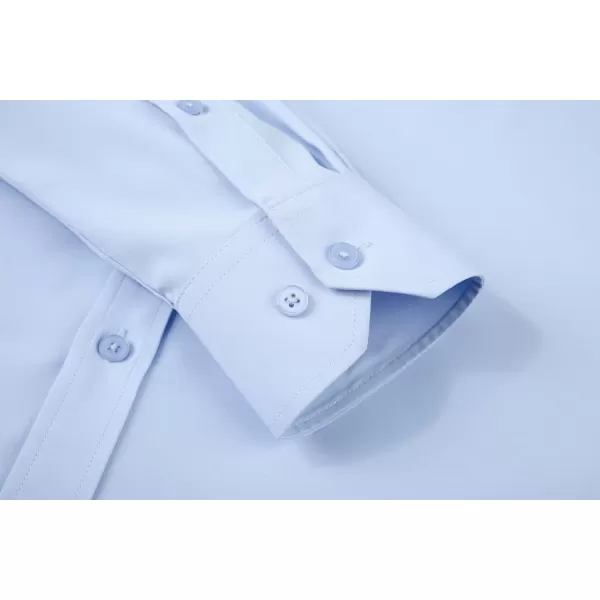 Alex Vando Mens Dress Shirt Wrinkle Free Regular Fit 4-Way Stretch Button Down Shirts