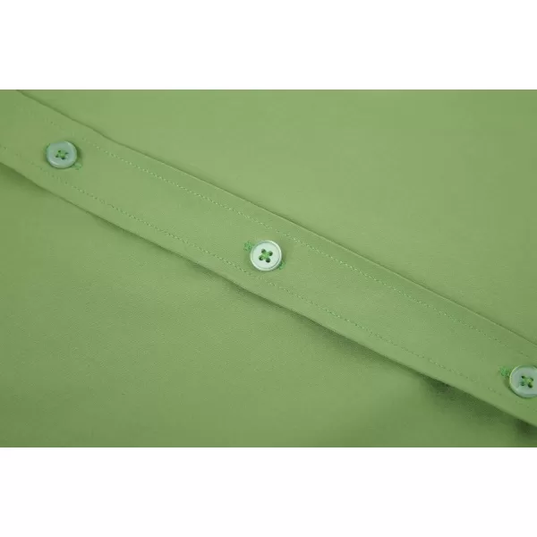 Alex Vando Mens Dress Shirt Wrinkle Free Regular Fit 4-Way Stretch Button Down Shirts