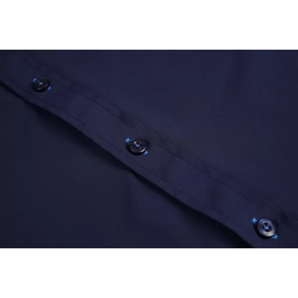 Alex Vando Mens Dress Shirt Wrinkle Free Regular Fit 4-Way Stretch Button Down Shirts