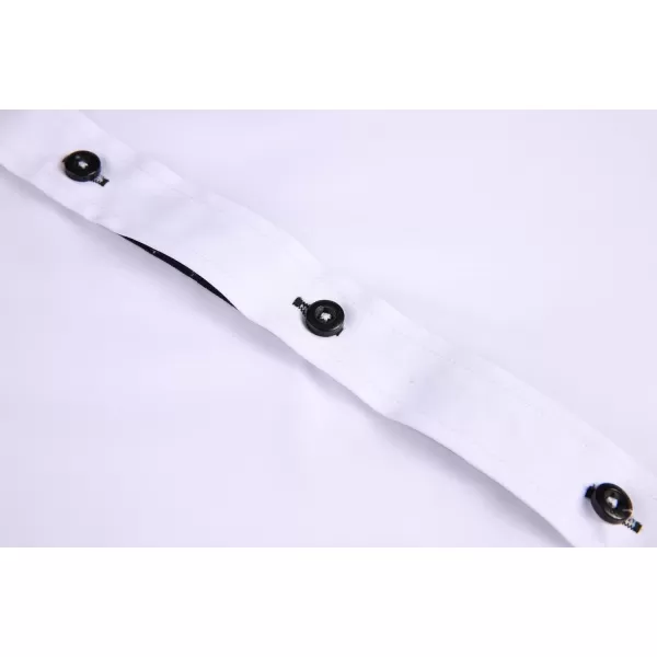 Alex Vando Mens Dress Shirt Wrinkle Free Regular Fit 4-Way Stretch Button Down Shirts