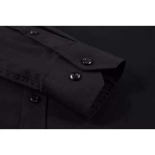Alex Vando Mens Dress Shirts Regular Fit Long Sleeve Stretch Business Dress Shirts for Men