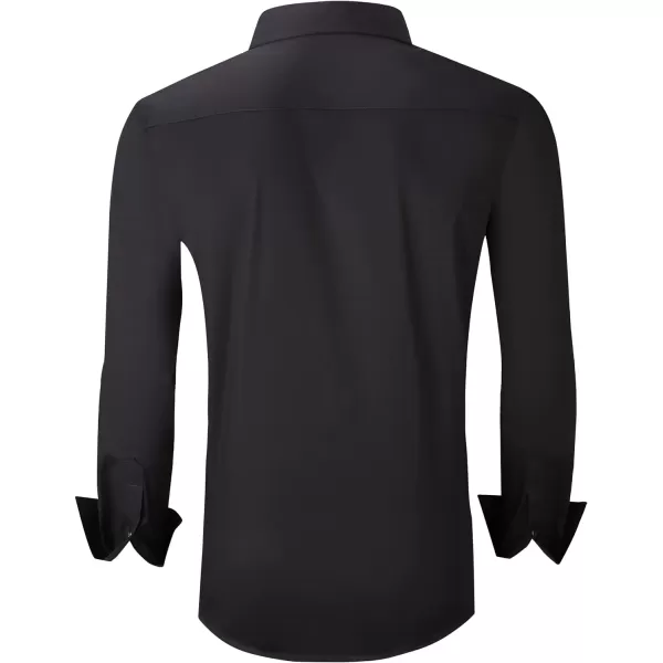 Alex Vando Mens Dress Shirts Regular Fit Long Sleeve Stretch Business Dress Shirts for Men