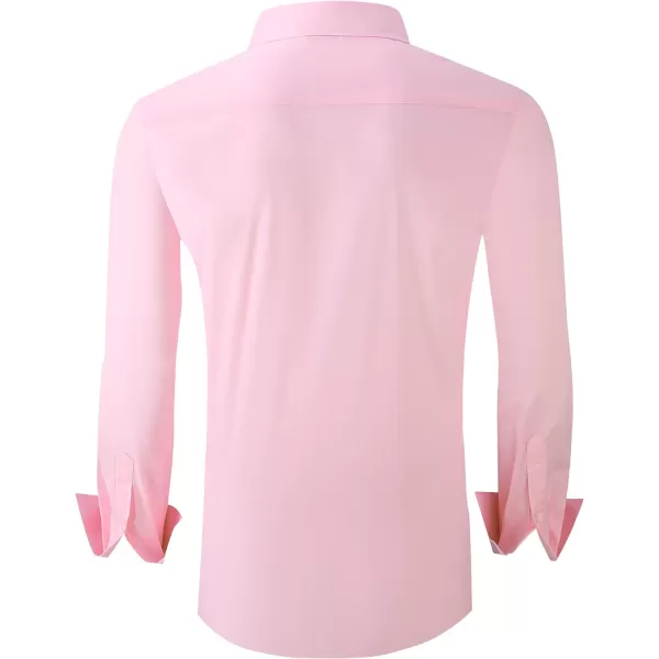 Alex Vando Mens Dress Shirts Regular Fit Long Sleeve Stretch Business Dress Shirts for Men