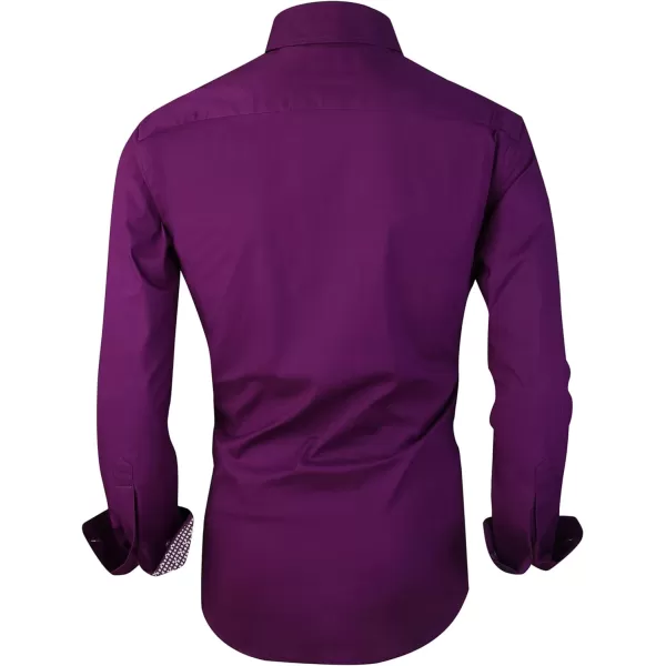 Alex Vando Mens Dress Shirts Regular Fit Long Sleeve Stretch Business Dress Shirts for Men