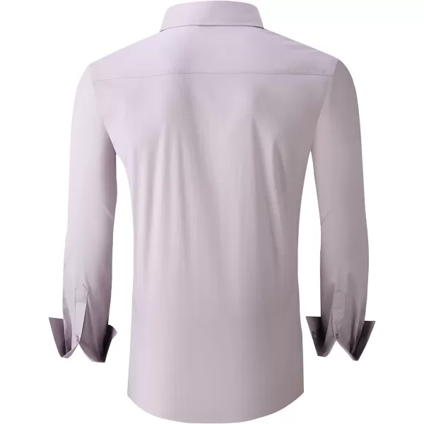 Alex Vando Mens Dress Shirts Regular Fit Long Sleeve Stretch Business Dress Shirts for Men