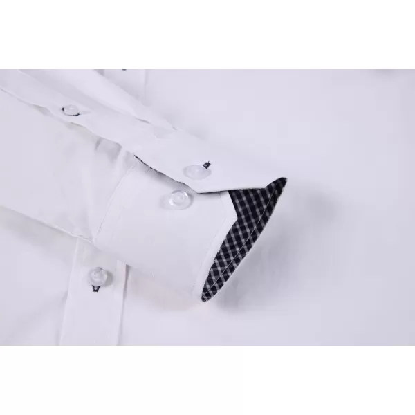 Alex Vando Mens Dress Shirts Regular Fit Long Sleeve Stretch Business Dress Shirts for Men