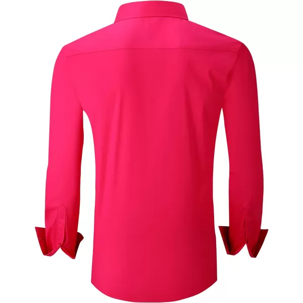 Alex Vando Mens Dress Shirts Regular Fit Long Sleeve Stretch Business Dress Shirts for Men