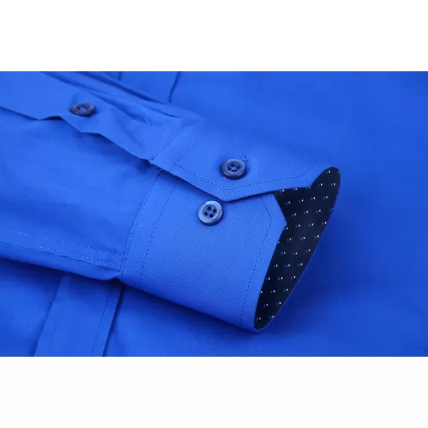 Alex Vando Mens Dress Shirts Regular Fit Long Sleeve Stretch Business Dress Shirts for Men