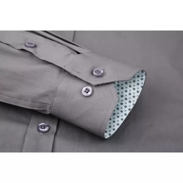 Alex Vando Mens Dress Shirts Regular Fit Long Sleeve Stretch Business Dress Shirts for Men