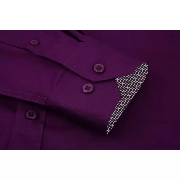 Alex Vando Mens Dress Shirts Regular Fit Long Sleeve Stretch Business Dress Shirts for Men