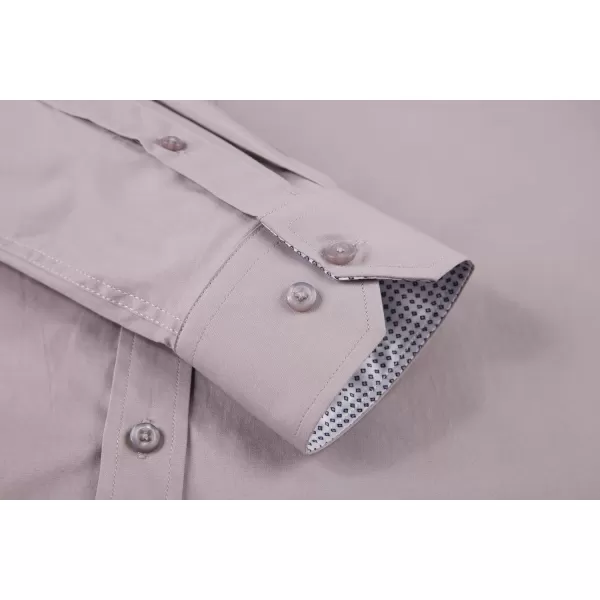 Alex Vando Mens Dress Shirts Regular Fit Long Sleeve Stretch Business Dress Shirts for Men