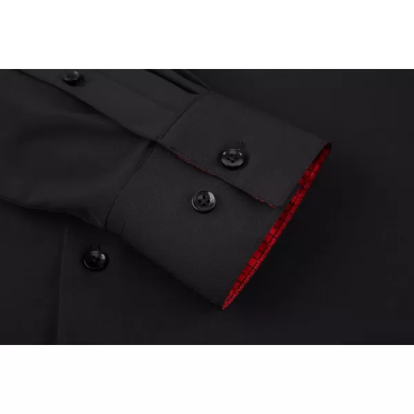 Alex Vando Mens Dress Shirts Regular Fit Long Sleeve Stretch Business Dress Shirts for Men
