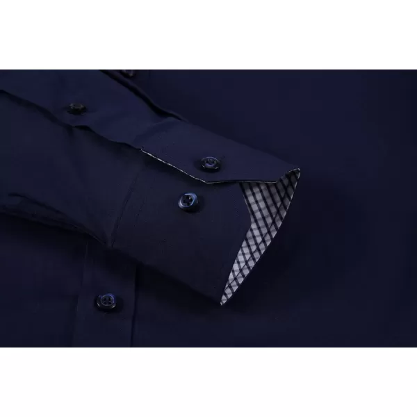 Alex Vando Mens Dress Shirts Regular Fit Long Sleeve Stretch Business Dress Shirts for Men