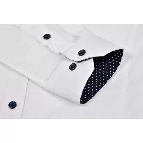 Alex Vando Mens Dress Shirts Regular Fit Long Sleeve Stretch Business Dress Shirts for Men