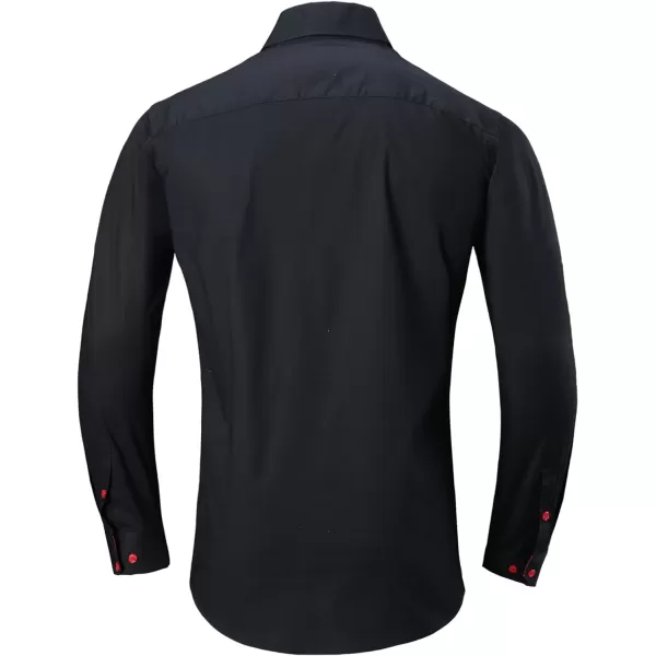Alex Vando Mens Dress Shirts Regular Fit Long Sleeve Stretch Business Dress Shirts for Men