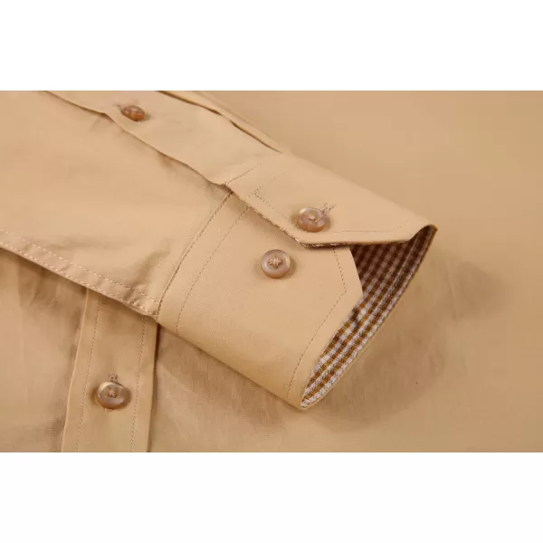Alex Vando Mens Dress Shirts Regular Fit Long Sleeve Stretch Business Dress Shirts for Men