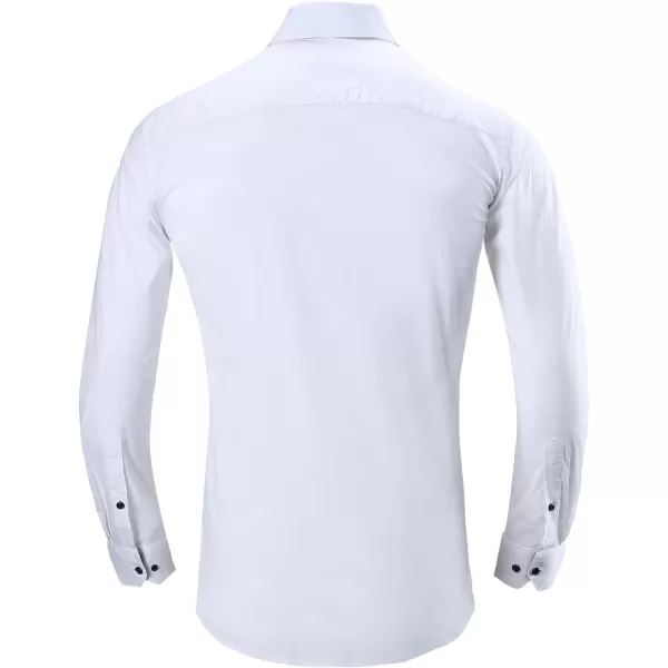 Alex Vando Mens Dress Shirts Regular Fit Long Sleeve Stretch Business Dress Shirts for Men