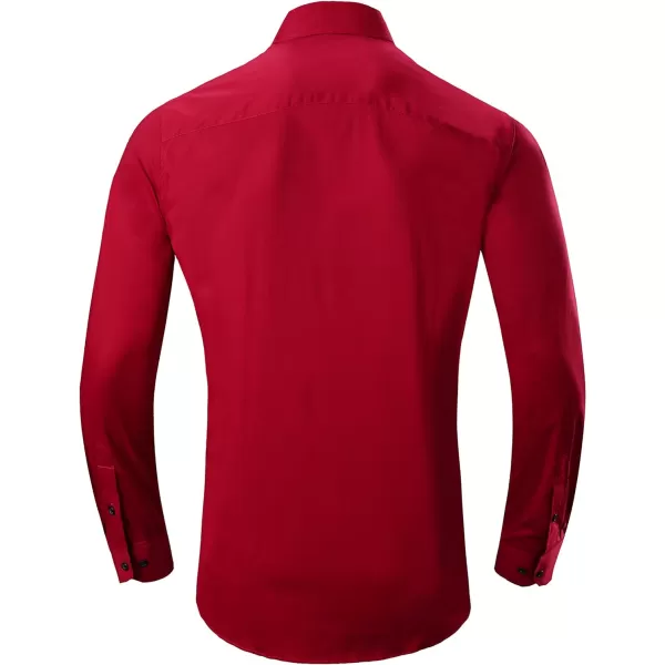 Alex Vando Mens Dress Shirts Regular Fit Long Sleeve Stretch Business Dress Shirts for Men