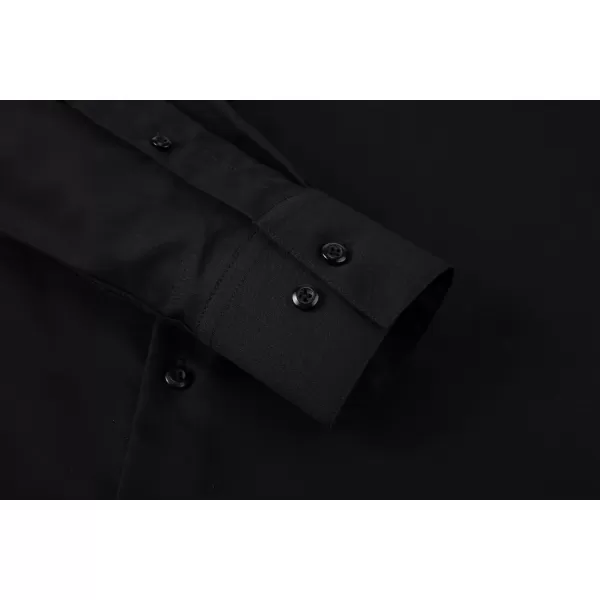 Alex Vando Mens Dress Shirts Stain-Resistant Long Sleeve Stretch Work Shirts for Men