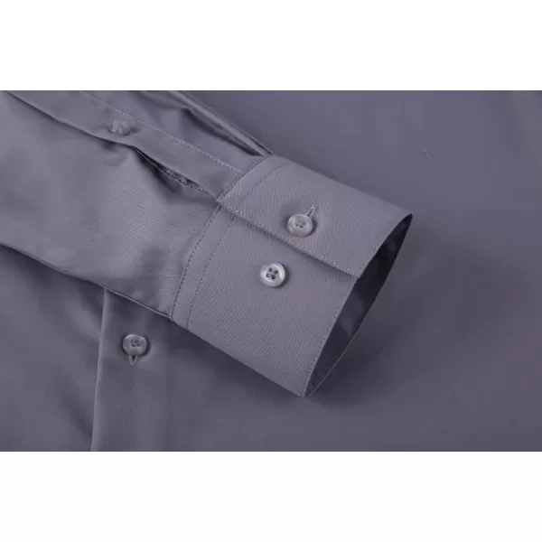 Alex Vando Mens Dress Shirts Stain-Resistant Long Sleeve Stretch Work Shirts for Men