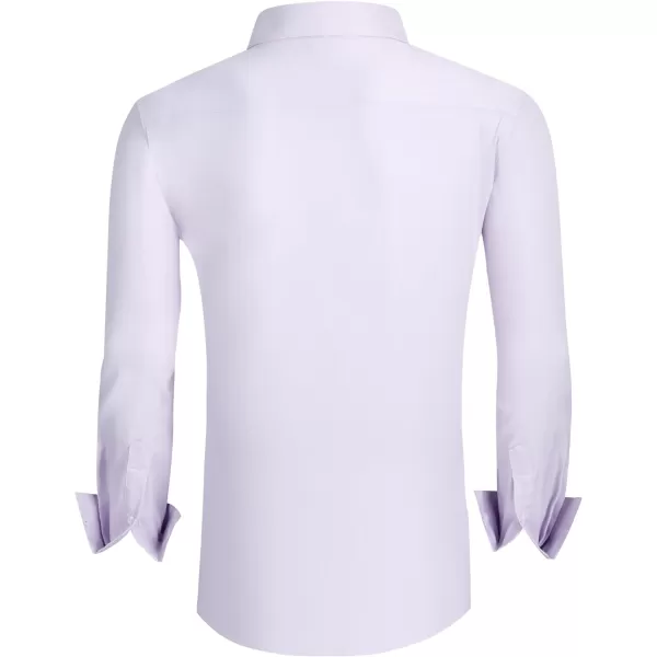 Alex Vando Mens Dress Shirts Wrinkle Free Regular Fit Stretch Rayon Button Down Shirt