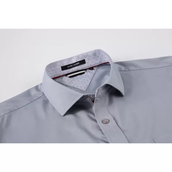 Alex Vando Mens Dress Shirts Wrinkle Free Regular Fit Stretch Rayon Button Down Shirt