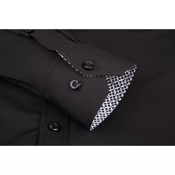 Alex Vando Mens Dress Shirts Wrinkle Free Regular Fit Stretch Rayon Button Down Shirt
