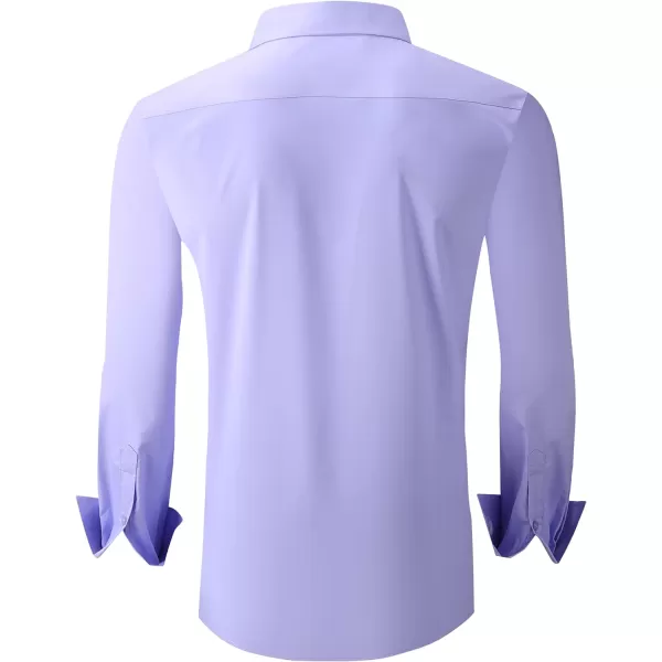 Alex Vando Mens Dress Shirts Wrinkle Free Regular Fit Stretch Rayon Button Down Shirt