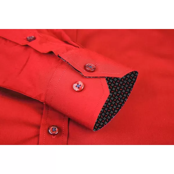 Alex Vando Mens Dress Shirts Wrinkle Free Regular Fit Stretch Rayon Button Down Shirt