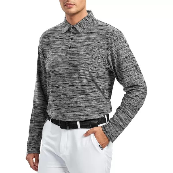 Alex Vando Mens Golf Shirt Moisture Wicking Quick-Dry Short Sleeve Casual Polo Shirts for Men